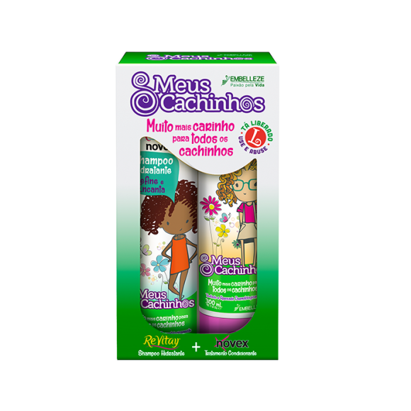 KIT SHAMPOO + ACONDICIONADOR MEUS CACHINHOS